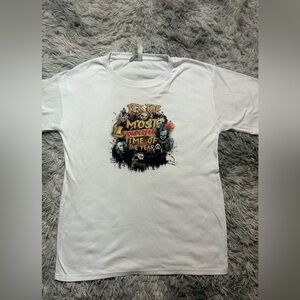 White Short Sleeve Graphic Tee - 'Most Wonderful Time'